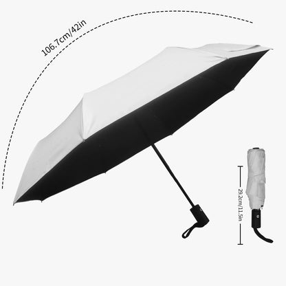 "I Am" Positive Affirmations Automatic UV Umbrella - Affirmations and Gratitudes 
