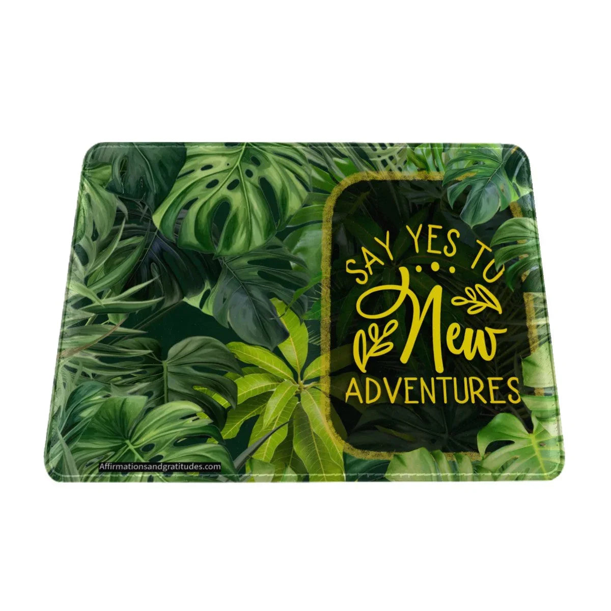 Say Yes Large Passport Wallet for Travel - Affirmations and Gratitudes 