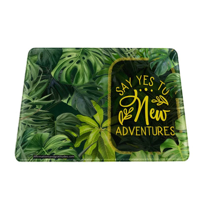 Say Yes Large Passport Wallet for Travel - Affirmations and Gratitudes 