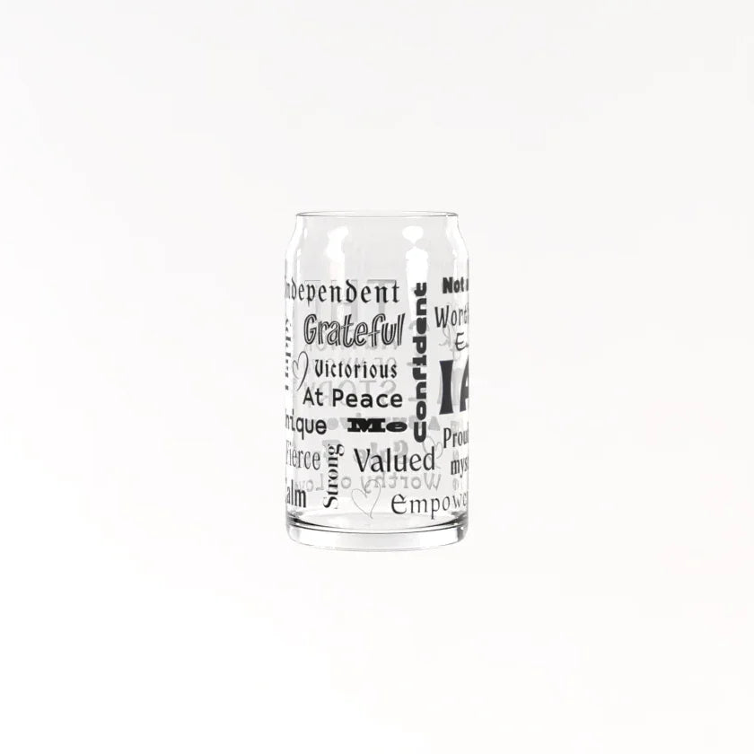 Positive Affirmations Can Glass - Affirmations and Gratitudes 