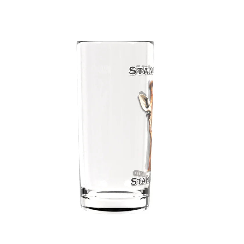 Stand Tall Giraffe Highball Glass - Affirmations and Gratitudes 