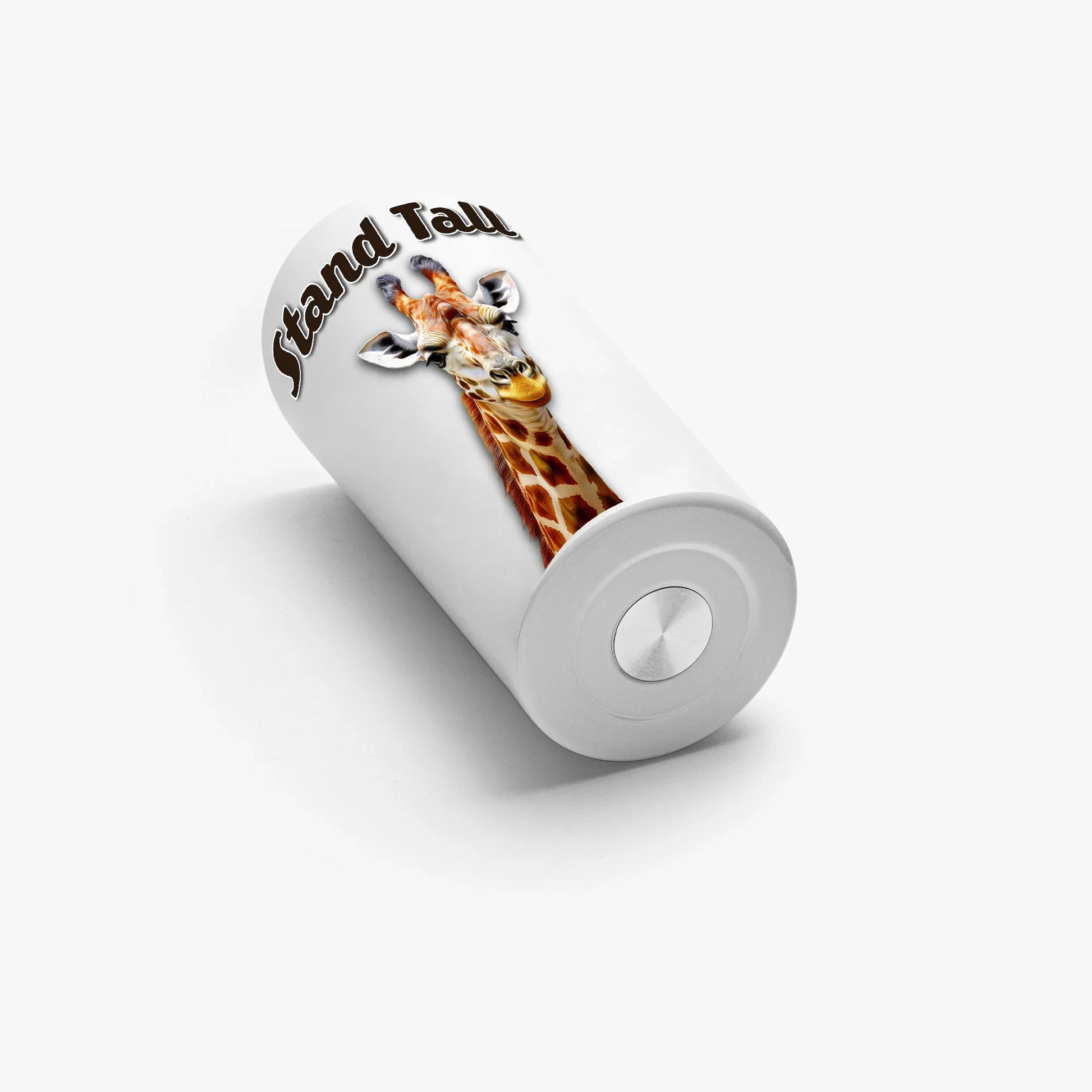 Stand Tall Giraffe 30oz Insulated Vacuum Flask - Affirmations and Gratitudes 