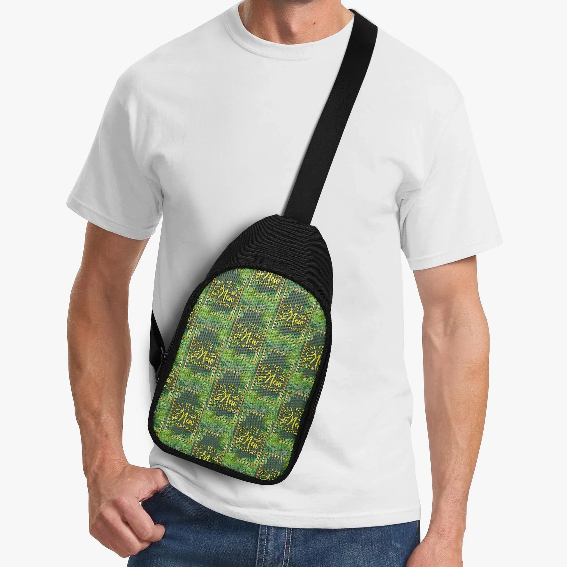 Say Yes Travel Cross body Bag - Affirmations and Gratitudes 