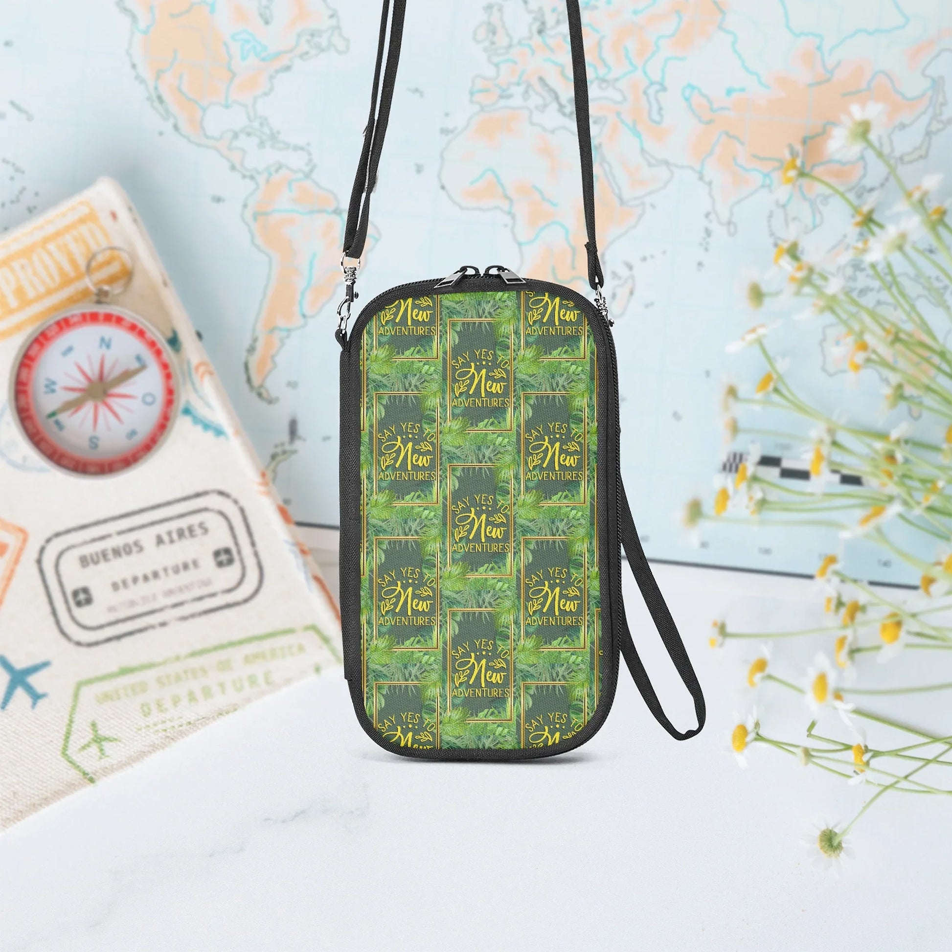 Say Yes to New Adventures Passport Wallet - Affirmations and Gratitudes 