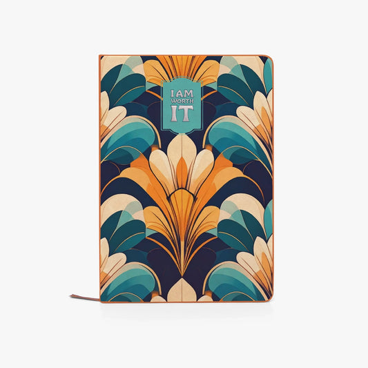 Positive Affirmations and Gratitudes PU Leather Journal Notebook - Affirmations and Gratitudes 