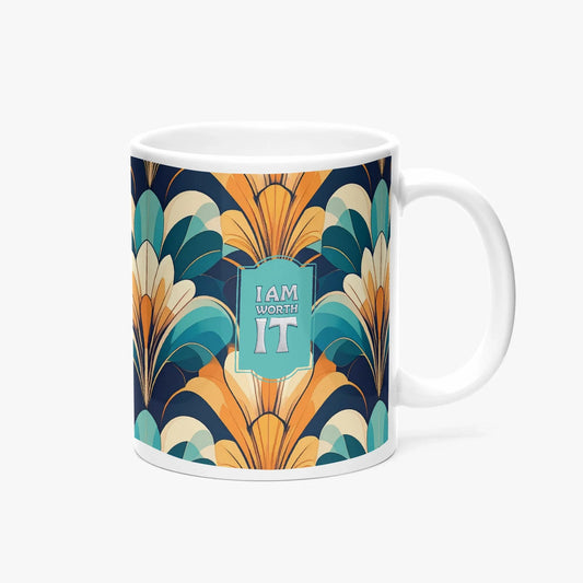 I am Worth It Positive Affirmation Mug -11oz - Affirmations and Gratitudes 