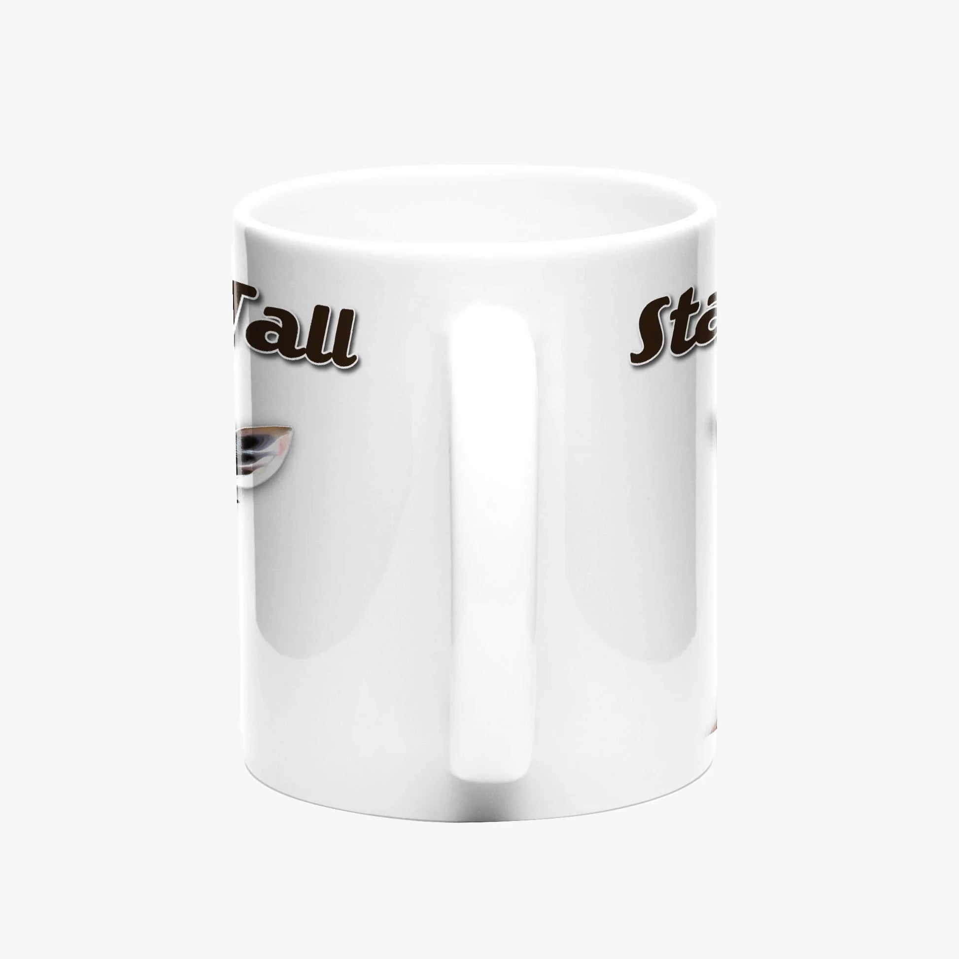 Stand Tall Giraffe 11oz White Mug - Affirmations and Gratitudes 