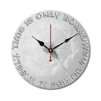 Motivational Quote Wall Clock