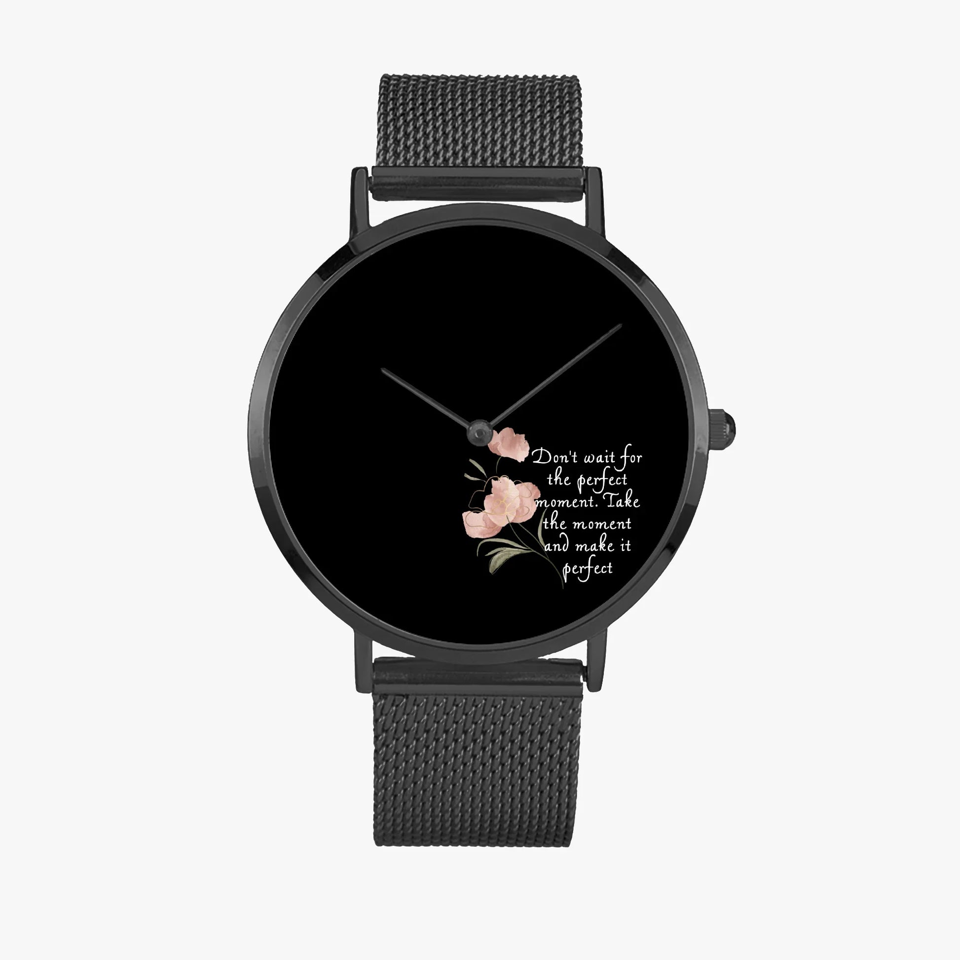 Perfect Moment Inspirational Ultra-thin Watch - Quartz - Affirmations and Gratitudes 