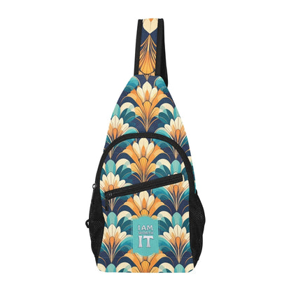 I am Worth it All over print Cross Body Bag - Empowering Design - Affirmations and Gratitudes 