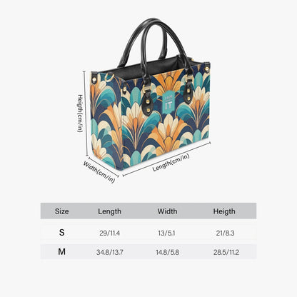 Art-Deco Inspired Women's Tote Bag with Stylish Positive Statement - Affirmations and Gratitudes 