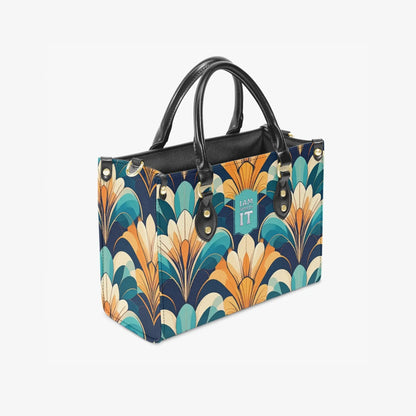 Art-Deco Inspired Women's Tote Bag with Stylish Positive Statement - Affirmations and Gratitudes 