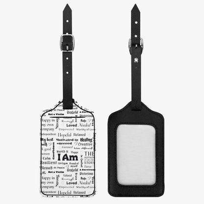 "I am" Positive Affirmations Luggage Tag - Affirmations and Gratitudes 