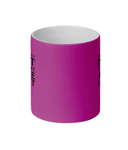 Perfect Moment Fluorescent Pink Coffee Mug - Affirmations and Gratitudes 