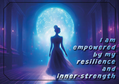 The Strength of a Woman - Self-Confidence Postcards - Affirmations and Gratitudes 