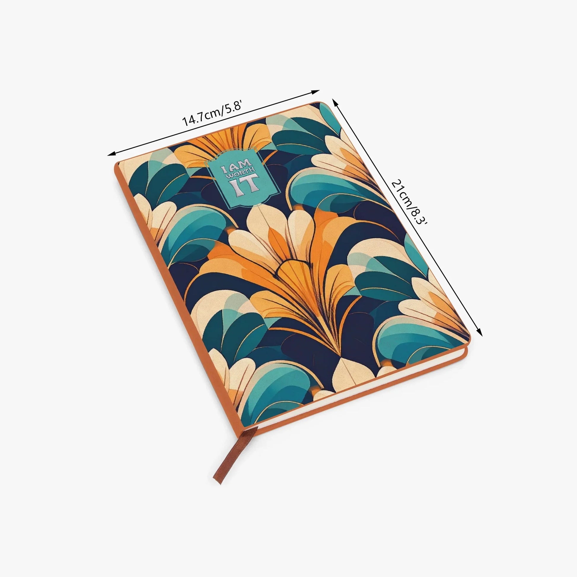 Positive Affirmations and Gratitudes PU Leather Journal Notebook - Affirmations and Gratitudes 