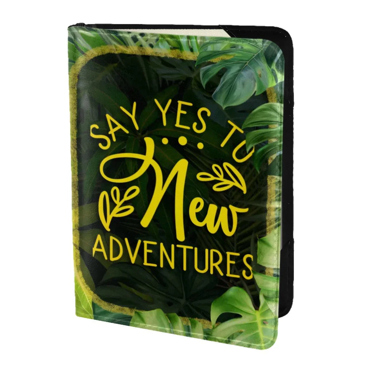 Say Yes Large Passport Wallet for Travel - Affirmations and Gratitudes 
