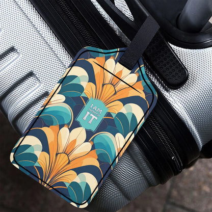 I am Worth it Faux Leather Luggage Tag - Affirmations and Gratitudes 