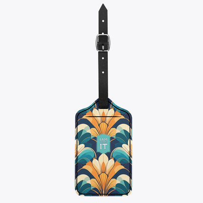 I am Worth it Faux Leather Luggage Tag - Affirmations and Gratitudes 