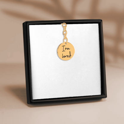 Positive Affirmations Coin Keychain - Products for Positivity - Affirmations and Gratitudes 