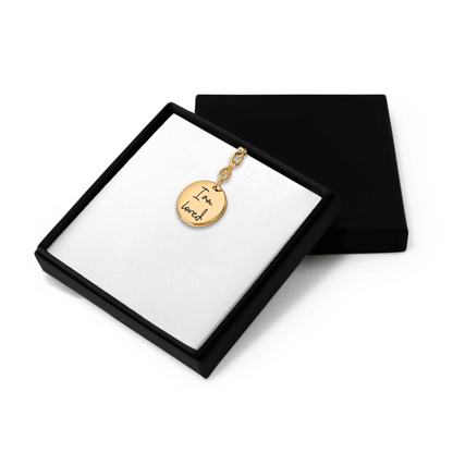 Positive Affirmations Coin Keychain - Products for Positivity - Affirmations and Gratitudes 