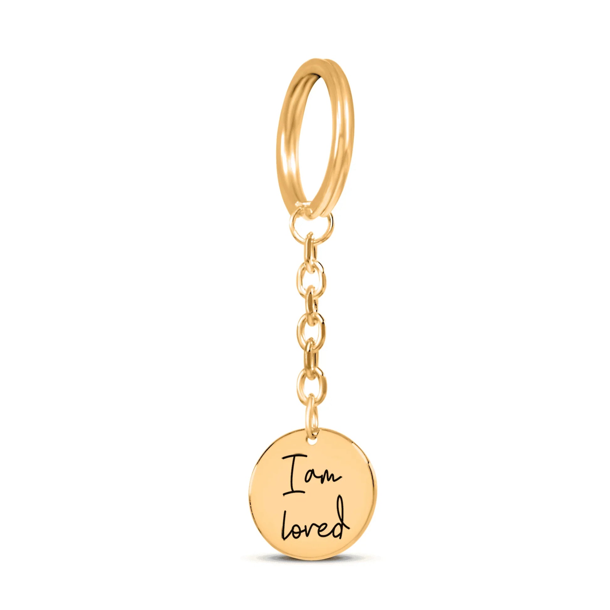 Positive Affirmations Coin Keychain - Products for Positivity - Affirmations and Gratitudes 