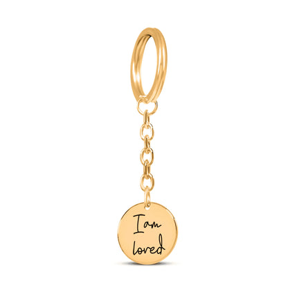 Positive Affirmations Coin Keychain - Products for Positivity - Affirmations and Gratitudes 