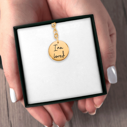 Positive Affirmations Coin Keychain - Products for Positivity - Affirmations and Gratitudes 