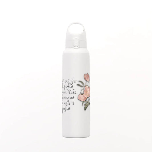 Perfect Moment Inspirational Insulated Bottle - Affirmations and Gratitudes 