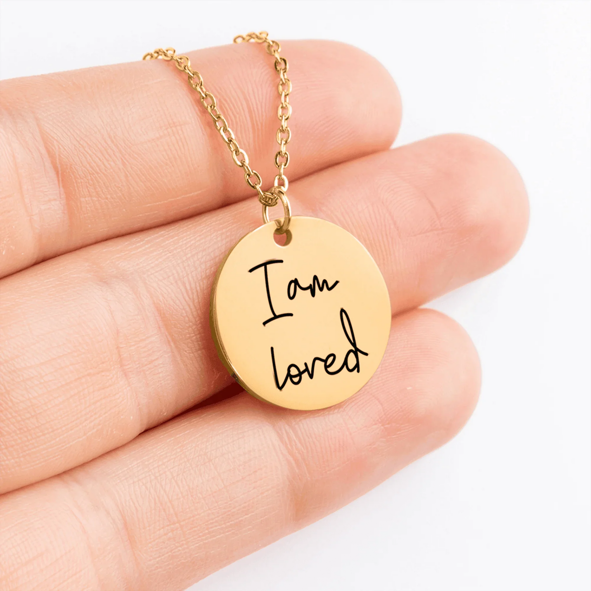 Positive Affirmations Coin Necklace: Products for Positivity - Affirmations and Gratitudes 