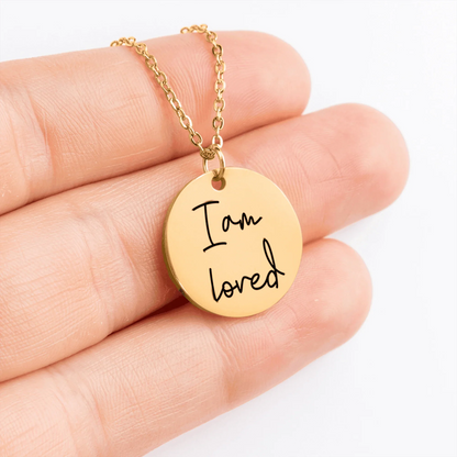 Positive Affirmations Coin Necklace: Products for Positivity - Affirmations and Gratitudes 