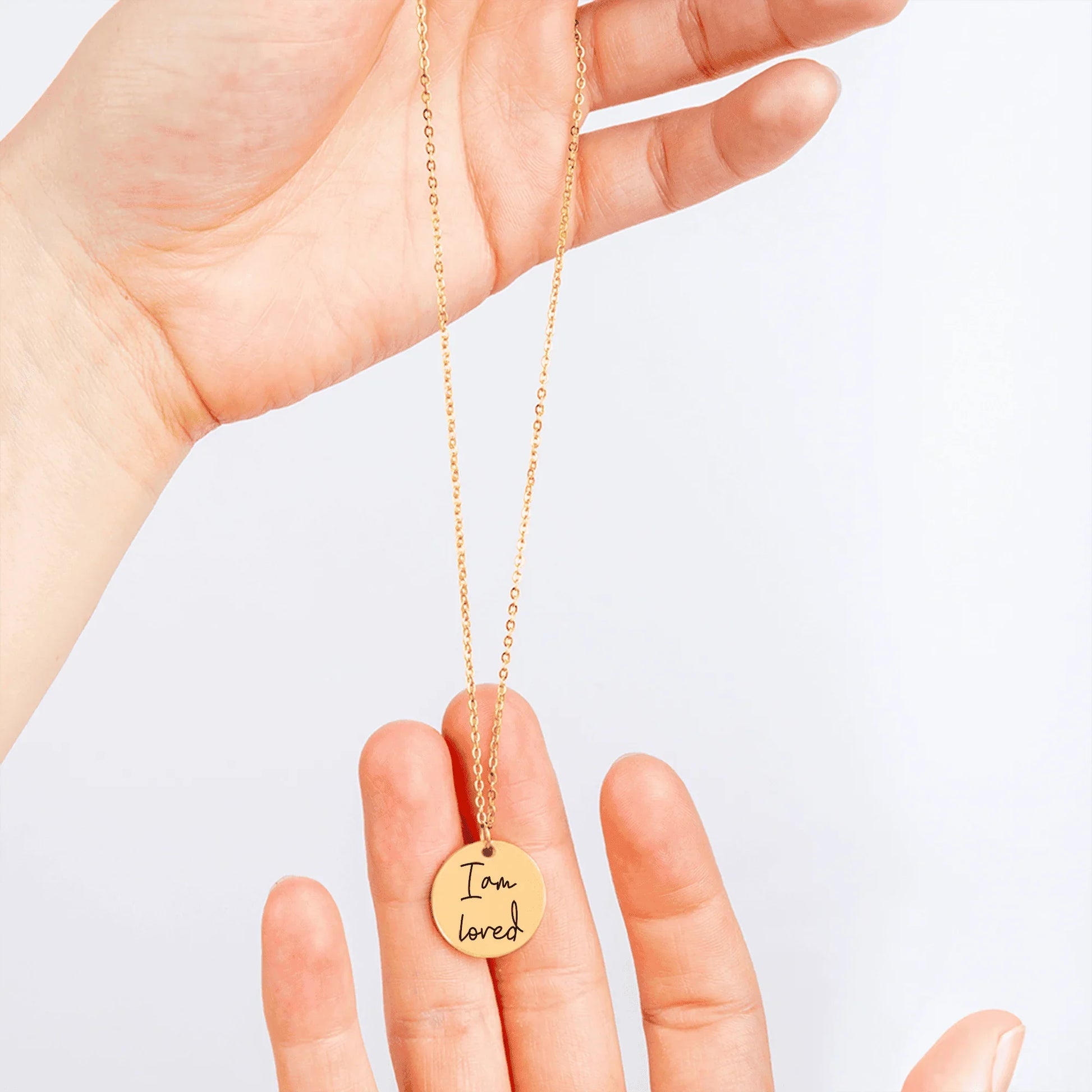 Positive Affirmations Coin Necklace: Products for Positivity - Affirmations and Gratitudes 
