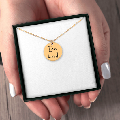 Positive Affirmations Coin Necklace: Products for Positivity - Affirmations and Gratitudes 