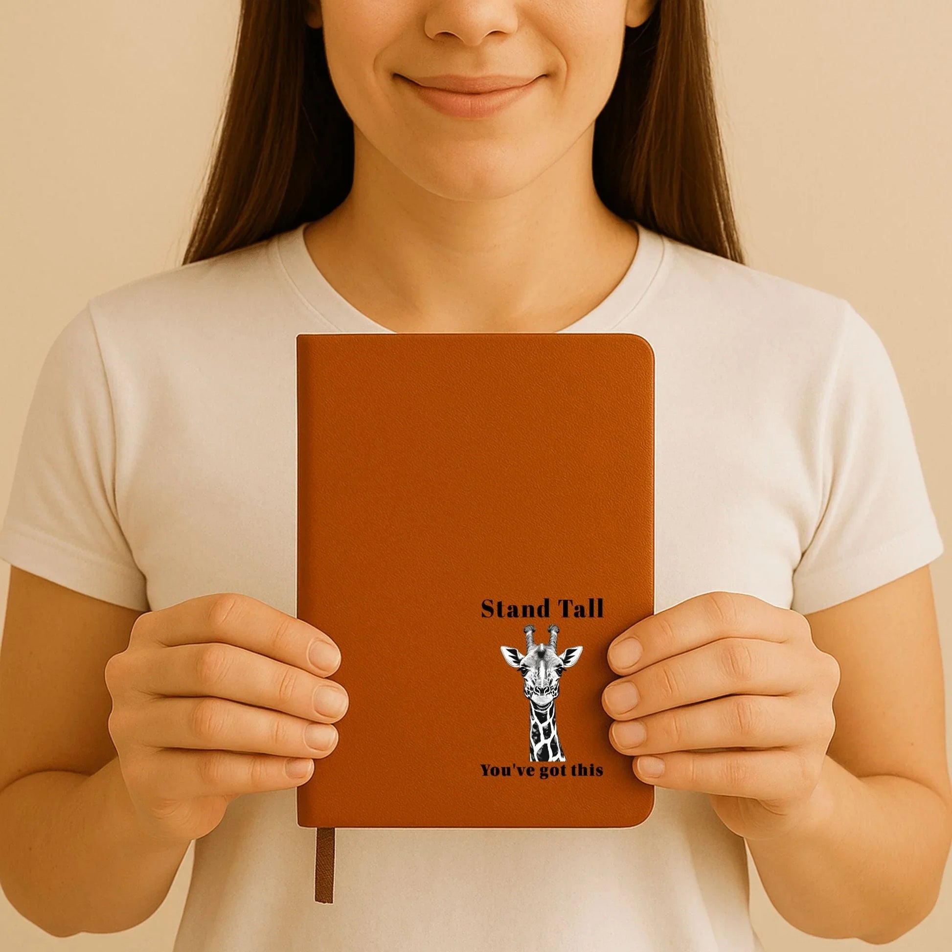 You've Got This Giraffe Premium Engraved Journal (A5) - Affirmations and Gratitudes 