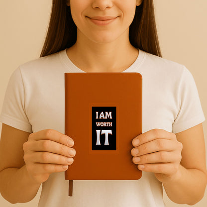 I am Worth It Premium Engraved Notebook (A5)