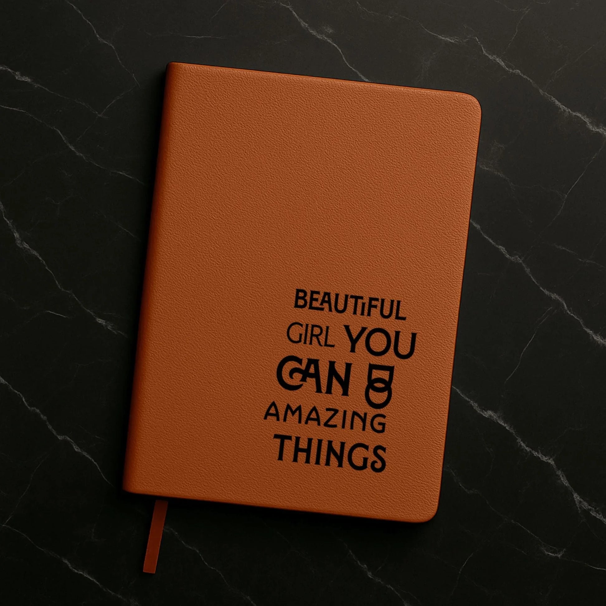 Inspirational Words Premium Engraved A5 Notebook / Journal - Affirmations and Gratitudes 