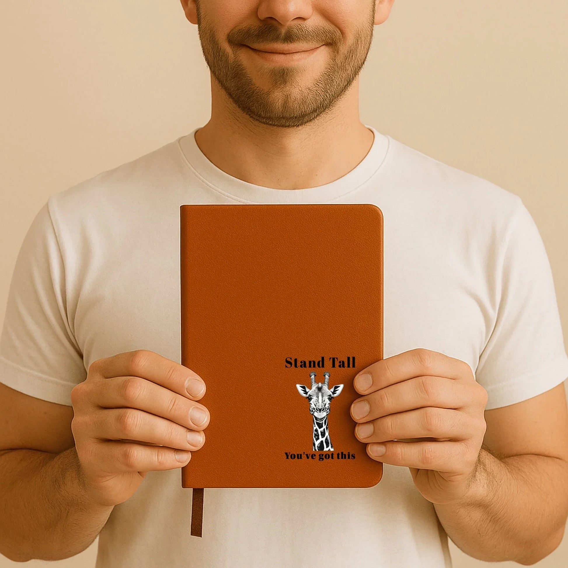 You've Got This Giraffe Premium Engraved Journal (A5) - Affirmations and Gratitudes 