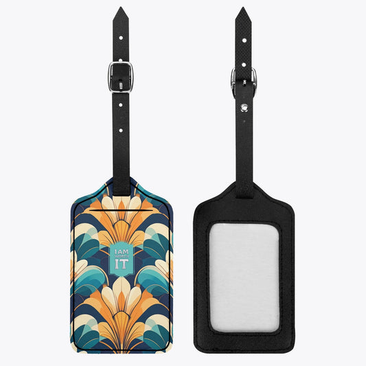 I am Worth it Faux Leather Luggage Tag - Affirmations and Gratitudes 