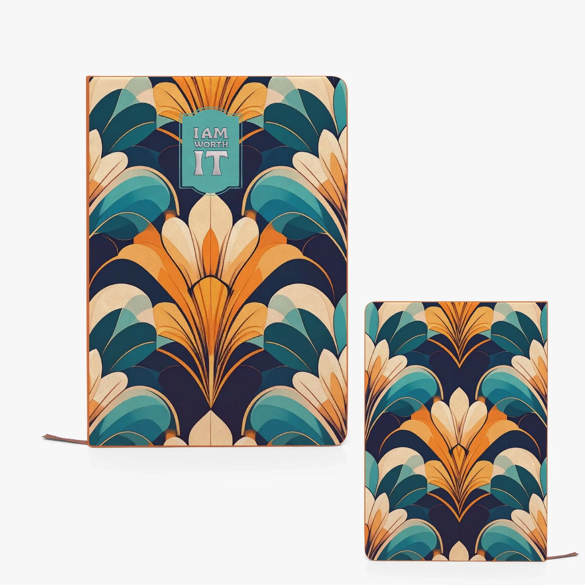 Positive Affirmations and Gratitudes PU Leather Journal Notebook - Affirmations and Gratitudes 