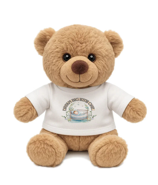 Super-Soft Teddy Bear with Printable T-Shirt - Affirmations and Gratitudes 