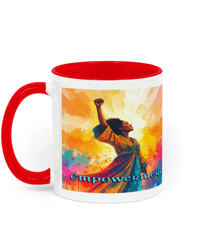 Empowerment Two-Tone Coffee Mug - Affirmations and Gratitudes 